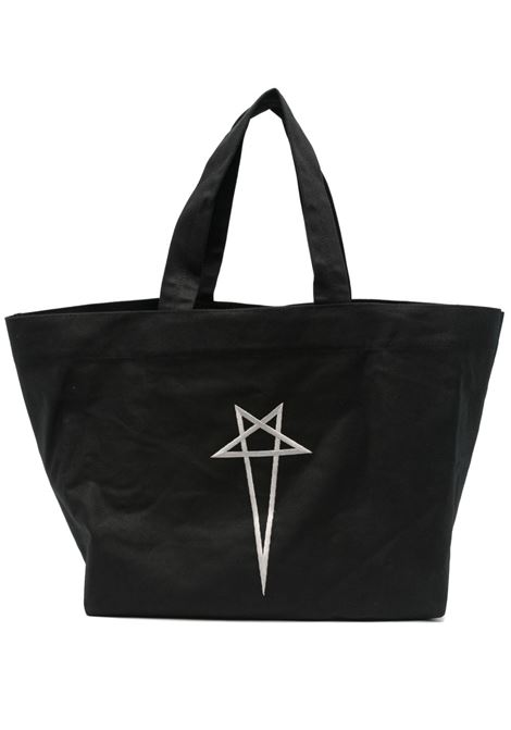 Black logo-embroidered tote bag Rick owens - unisex RICK OWENS | RH000005CVS10908